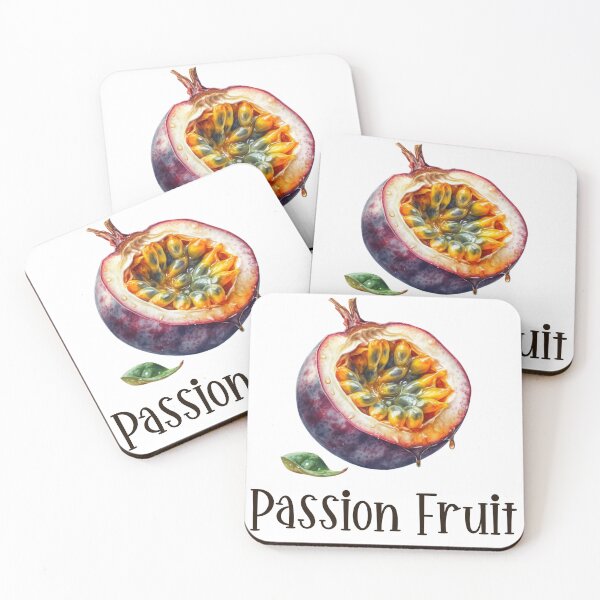 Item preview, Watercolor Illustration of Passion Fruit  designed and sold by Sketch-Shack.