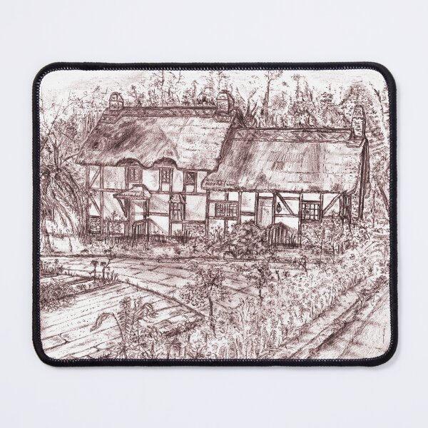 Item preview, Anne Hathaway's Cottage Drawing, Rusty Red, Stratford-upon-Avon, Warwickshire designed and sold by studioSharonKay.