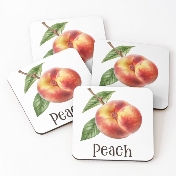 Item preview, Watercolor Illustration of Peach  designed and sold by Sketch-Shack.
