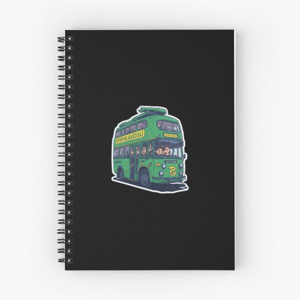 Item preview, Green Cartoon School Bus designed and sold by atatenterprise.