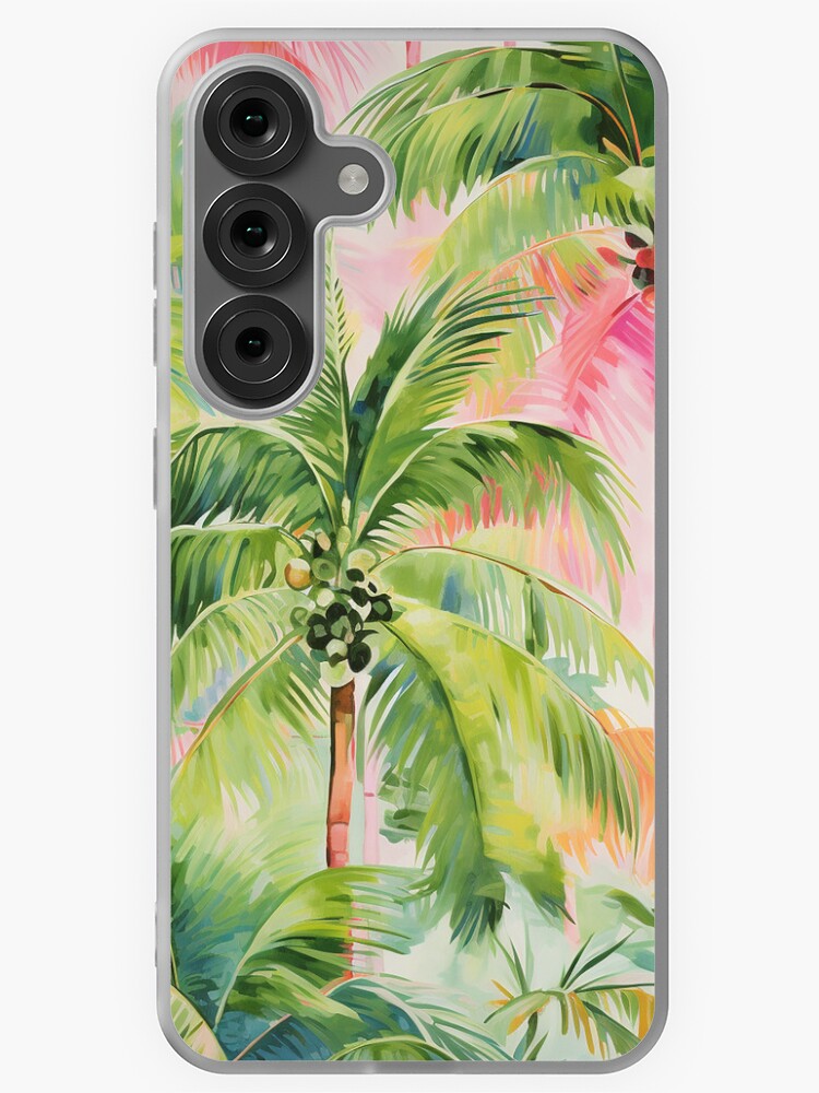 Thumbnail 1 of 4, Samsung Galaxy Phone Case, Tropical Palm Trees designed and sold by izzy2wonderland.