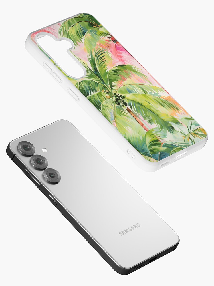 Thumbnail 2 of 4, Samsung Galaxy Phone Case, Tropical Palm Trees designed and sold by izzy2wonderland.