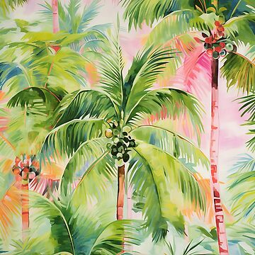 Artwork thumbnail, Tropical Palm Trees by izzy2wonderland