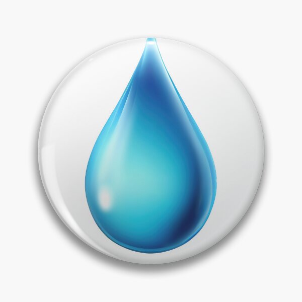 Item preview, Blue water drop icon designed and sold by MiraCleAI.
