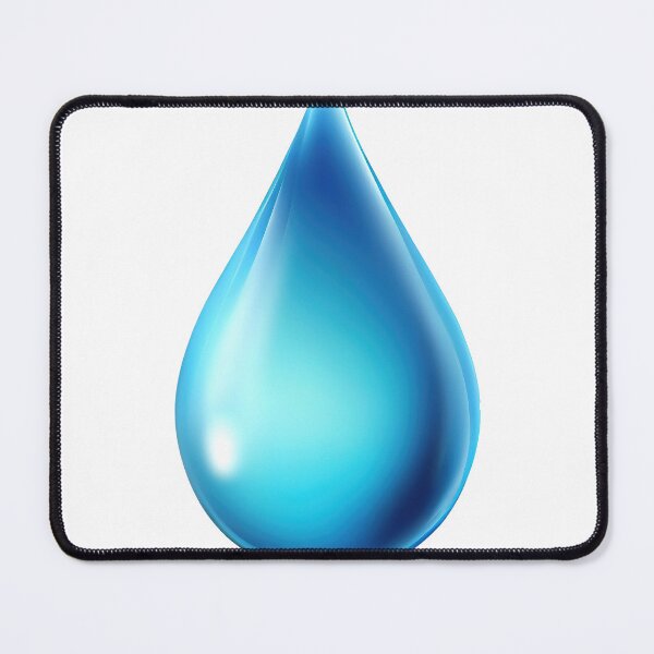 Item preview, Blue water drop icon designed and sold by MiraCleAI.