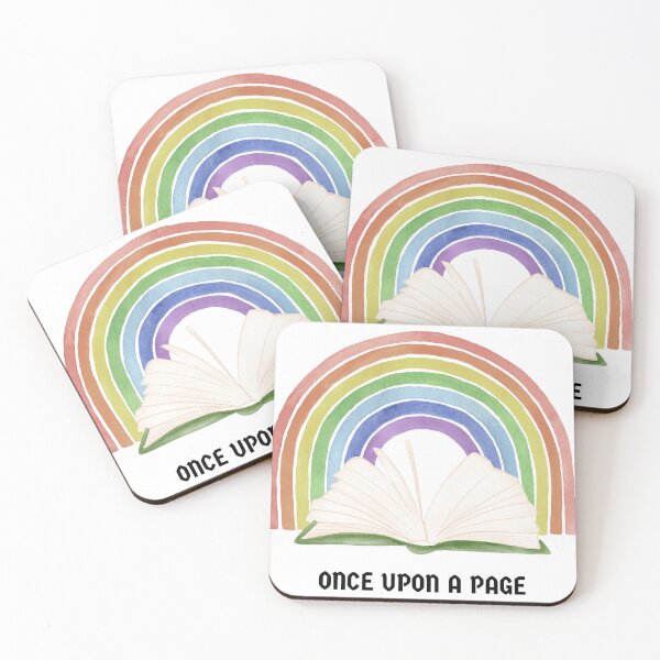 Item preview, Reading related art with a rainbow  designed and sold by BALQYS.