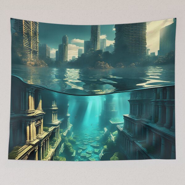 Item preview, Atlantis Resurfaced: The Lost City Beneath the Waves designed and sold by Ashidre.