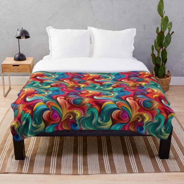 Item preview, Vibrant Abstract Colorful Seamless Pattern - Artistic Splendor designed and sold by Moo7shop.