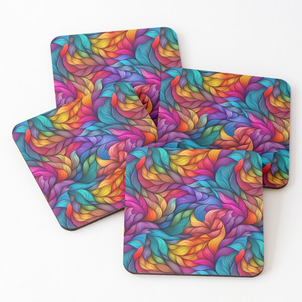Item preview, Dynamic Abstract Colorful Seamless Pattern - Expressive Brilliance designed and sold by Moo7shop.