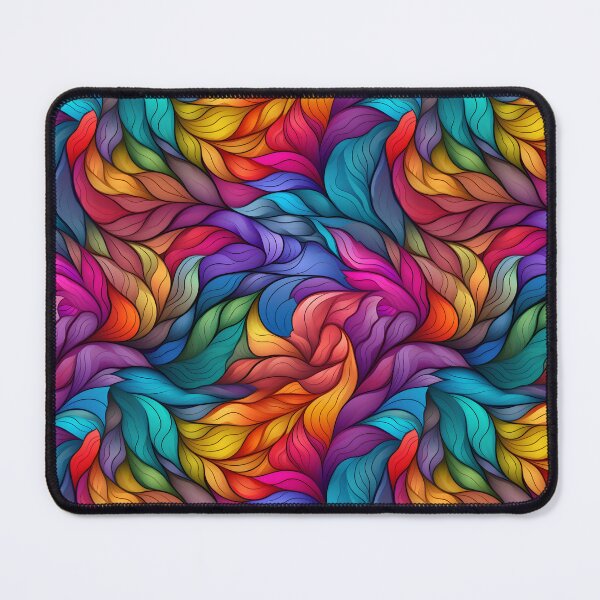 Item preview, Dynamic Abstract Colorful Seamless Pattern - Expressive Brilliance designed and sold by Moo7shop.