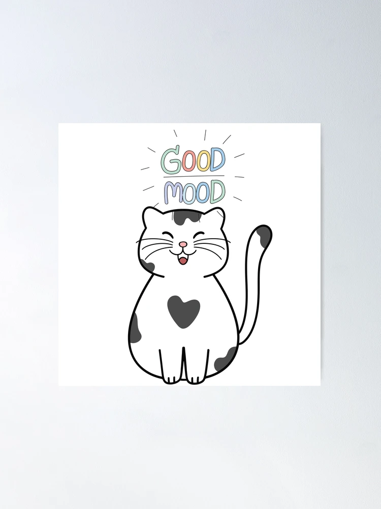 mood, funny cat and icon - image #7655096 on