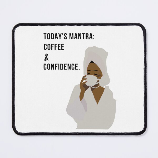 Item preview, Coffee And Confidence Pretty Girl Design designed and sold by WomenLevelUp.