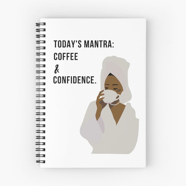 Item preview, Coffee And Confidence Pretty Girl Design designed and sold by WomenLevelUp.