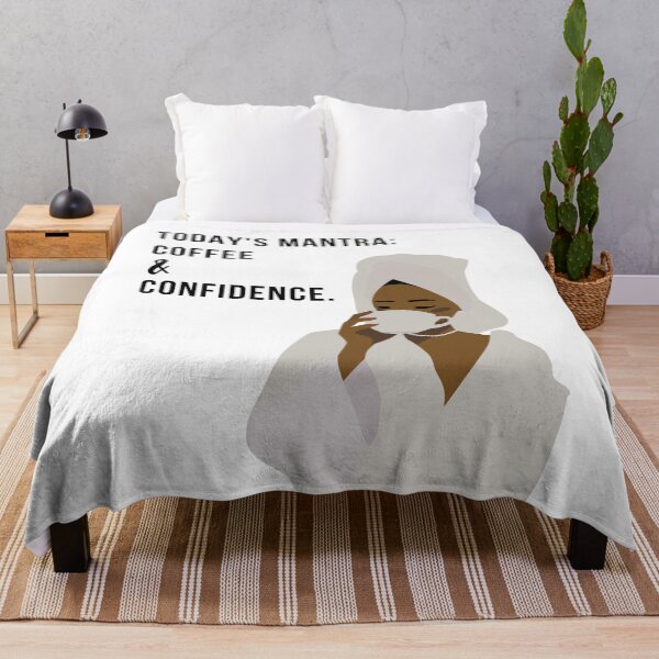 Item preview, Coffee And Confidence Pretty Girl Design designed and sold by WomenLevelUp.