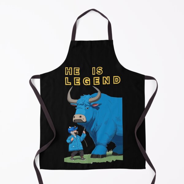 Item preview, he is legend, blue Babe ,blue bull designed and sold by Wildora Studio.