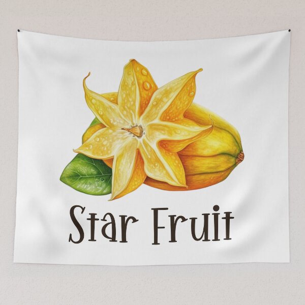 Item preview, Watercolor Illustration of Star Fruit  designed and sold by Sketch-Shack.