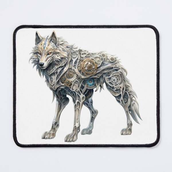 Item preview, Steampunk Wolf made of Clockwork Gears designed and sold by SchorlCraft.