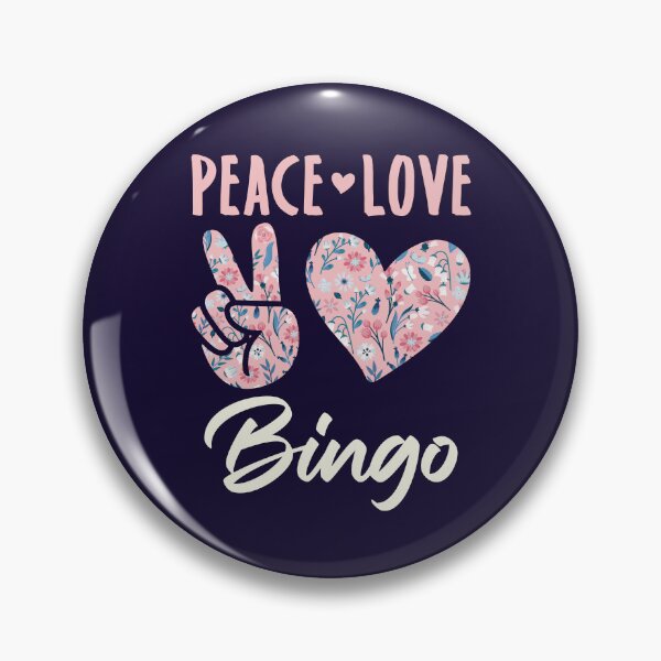 Item preview, Peace Love Bingo designed and sold by jaygo.