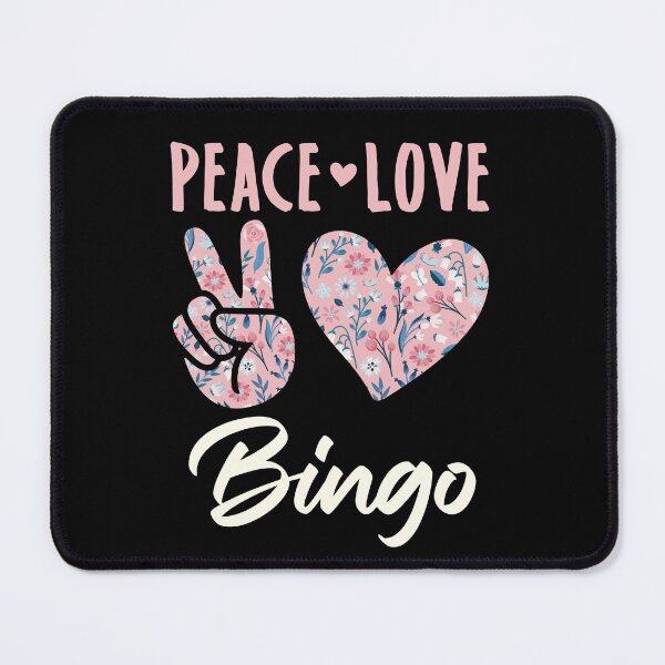 Item preview, Peace Love Bingo designed and sold by jaygo.