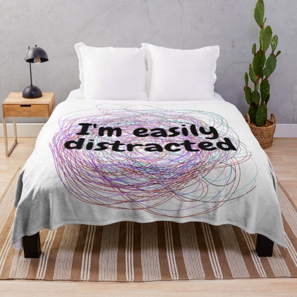 Item preview, I'm easily distracted BLACK designed and sold by Entallya.