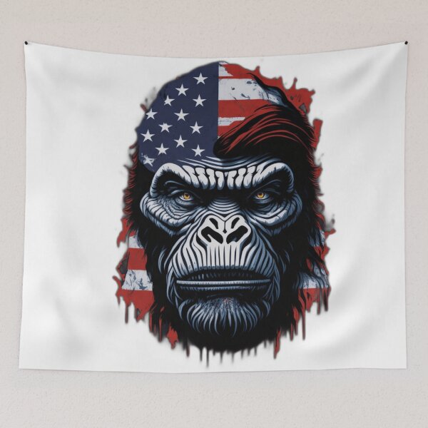 Item preview, Expressive Gorilla Stickers - Capture the Power and Majesty of Gorillas designed and sold by artblocksai.
