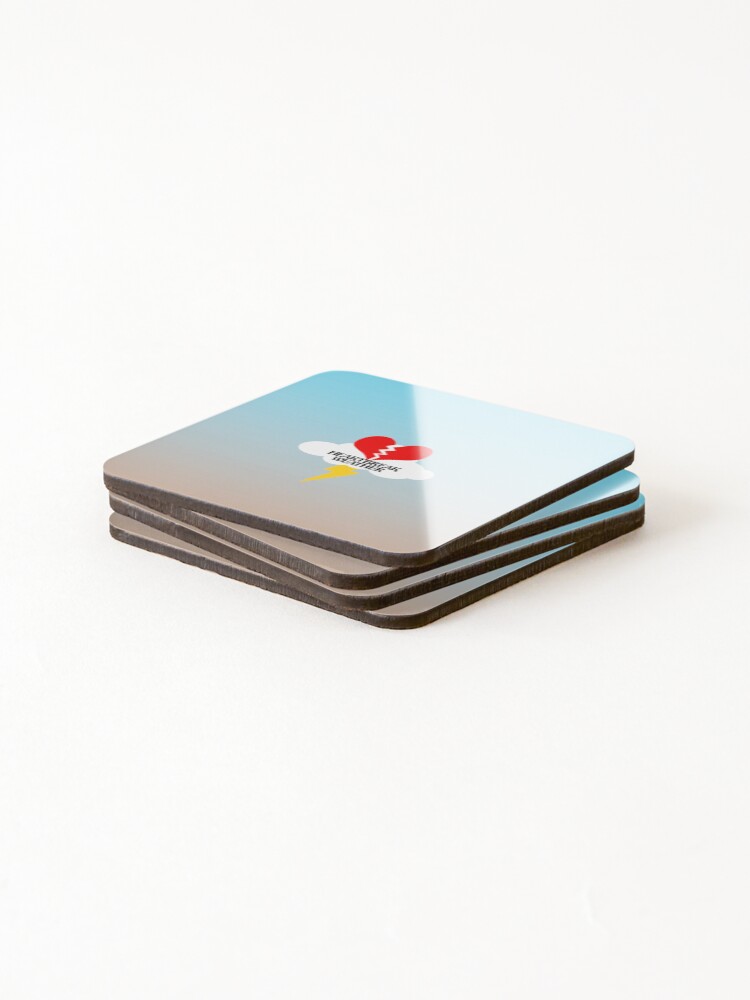 Thumbnail 4 of 5, Coasters (Set of 4), Heartbreak Weather designed and sold by RafaTakami.