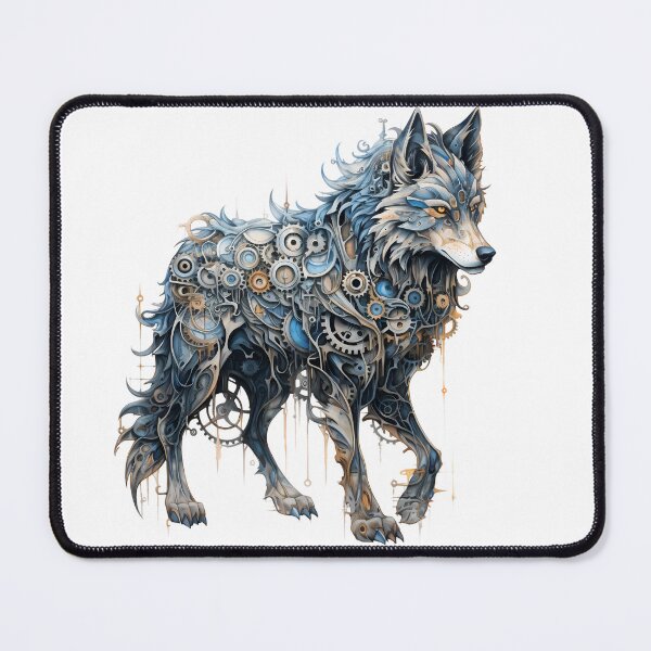Item preview, Steampunk Wolf made of Clockwork Gears designed and sold by SchorlCraft.