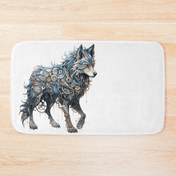 Item preview, Steampunk Wolf made of Clockwork Gears designed and sold by SchorlCraft.
