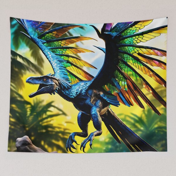 Item preview, Whispers of the Prehistoric Skies: Microraptor's Flight designed and sold by Ashidre.