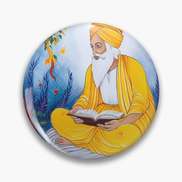 Item preview, Guru Amar Das drawing designed and sold by ComicsFactory.