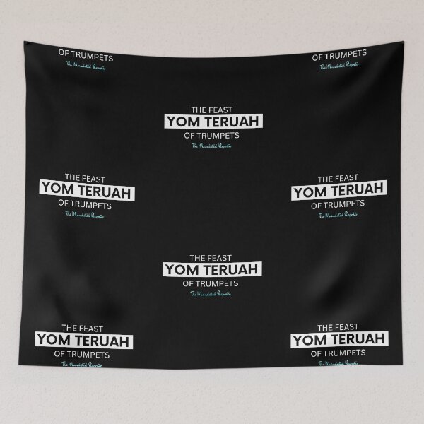 Item preview, Yom Teruah - Black and White writing designed and sold by TheReporter1.