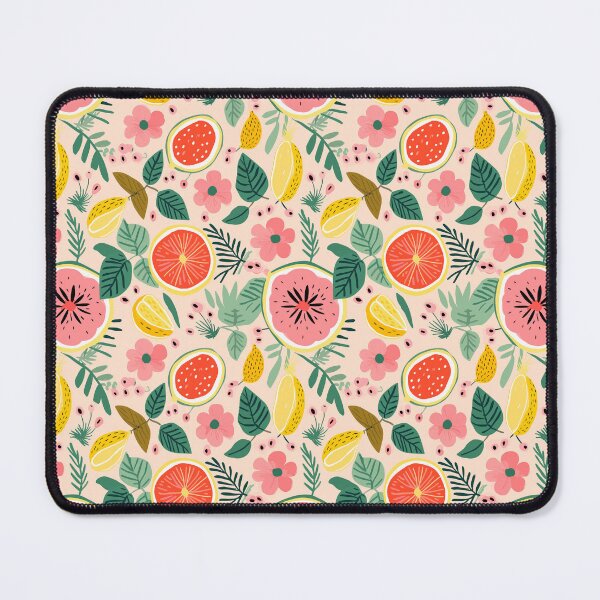 Item preview, Cute Floral and Watermelon Fruit Print designed and sold by meggydesigns.