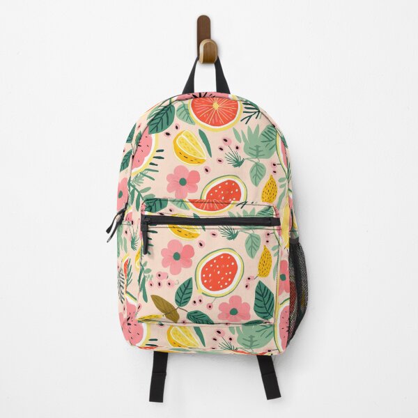 Item preview, Cute Floral and Watermelon Fruit Print designed and sold by meggydesigns.