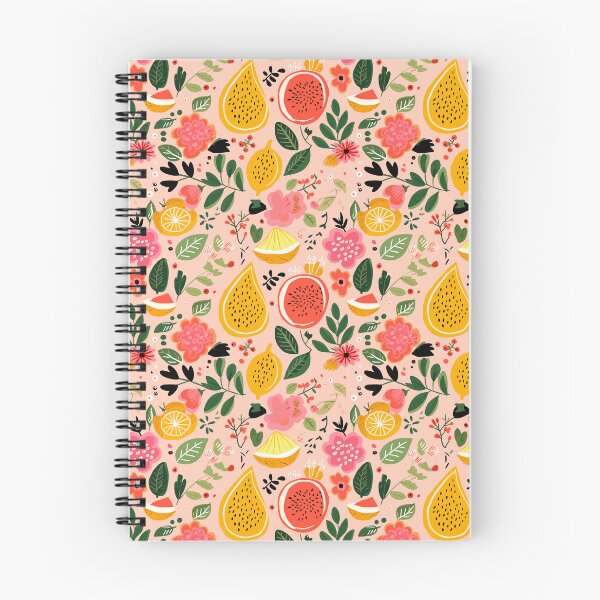 Item preview, Cute Tropical Floral and Fruit Print designed and sold by meggydesigns.