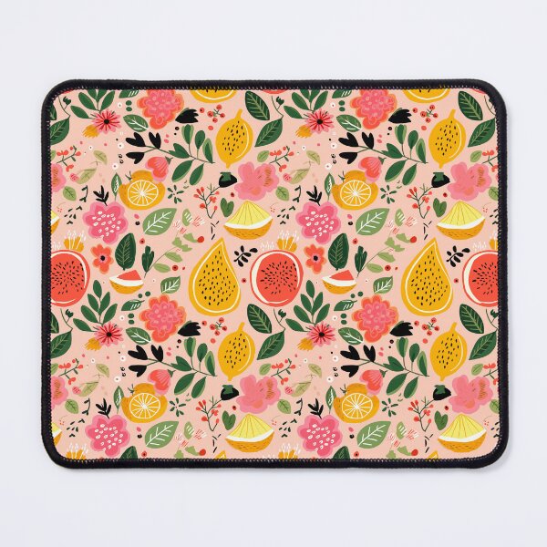 Item preview, Cute Tropical Floral and Fruit Print designed and sold by meggydesigns.