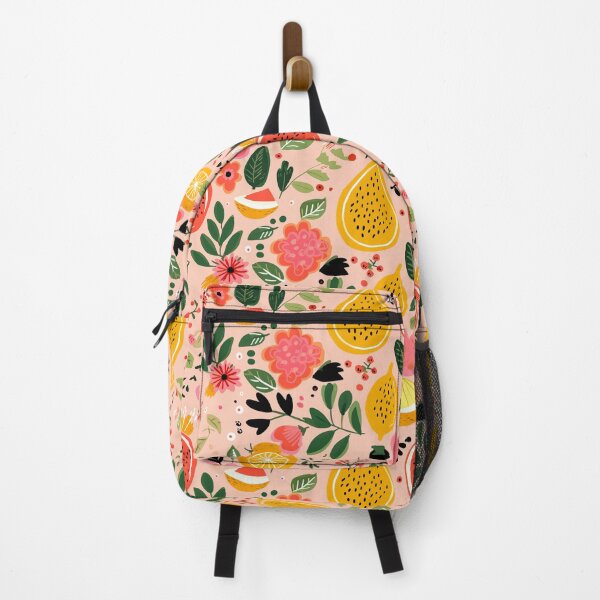 Item preview, Cute Tropical Floral and Fruit Print designed and sold by meggydesigns.
