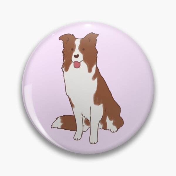 Item preview, Brown border collie dog  designed and sold by Mayarart.