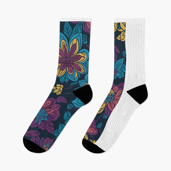Item preview, Floral Mandala design with Dark Background, Flower Mandala Printed pattern designed and sold by OlivedesignsIN.