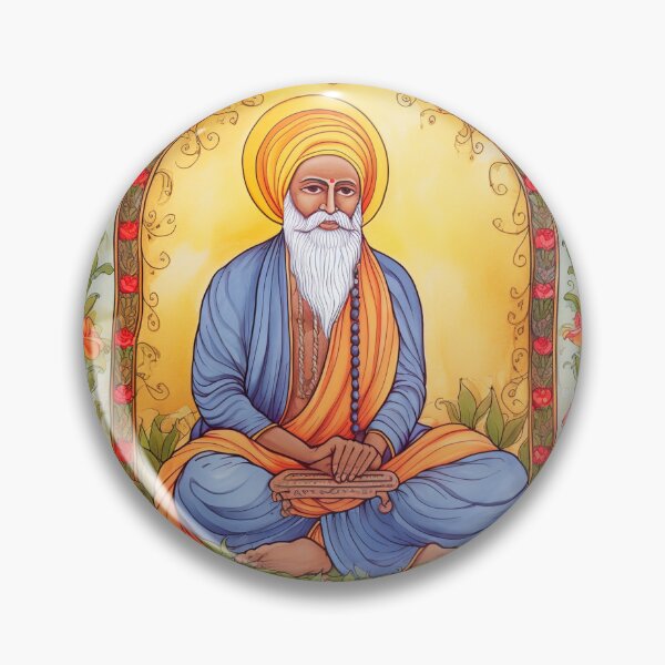 Item preview, Guru Nanak drawing  designed and sold by ComicsFactory.