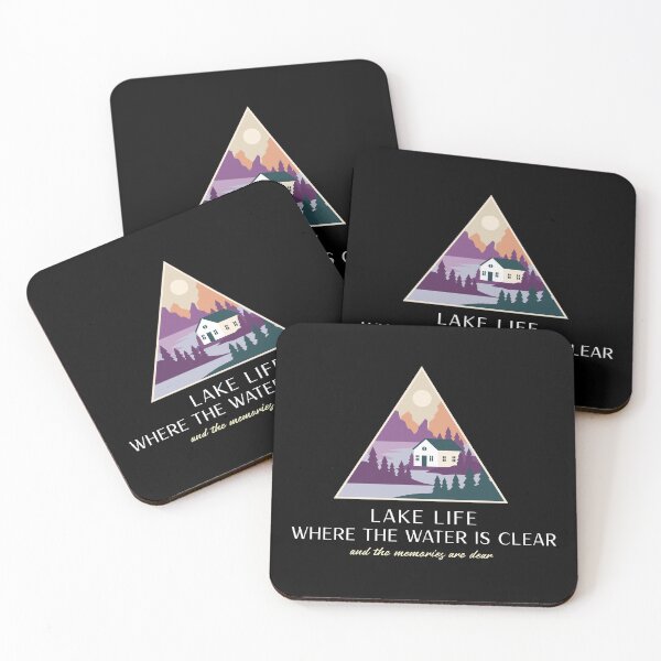 Item preview, Lake life: where the water is clear and the memories are dear designed and sold by TropicalDesigna.