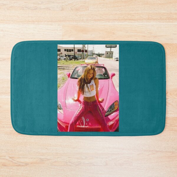 Item preview, DEVON AOKI PINK RACE CAR POSTER designed and sold by CatinaReicher.