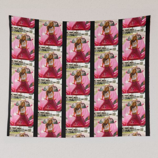 Item preview, DEVON AOKI PINK RACE CAR POSTER designed and sold by CatinaReicher.