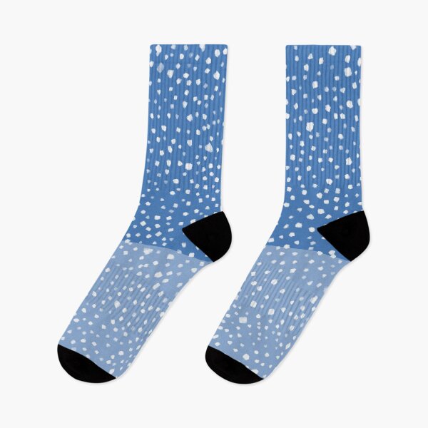 Item preview, Painted Smudge Dots Light Blue Color Block Pattern designed and sold by kierkegaard.