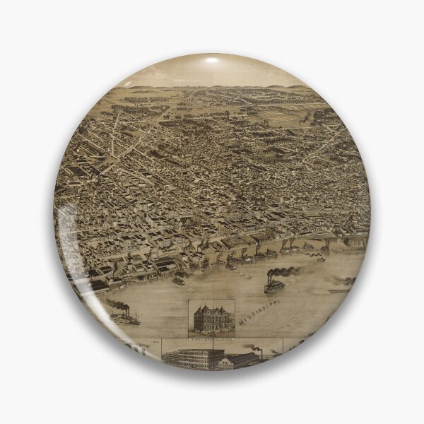Item preview, Memphis, Tennessee (1887) designed and sold by allhistory.