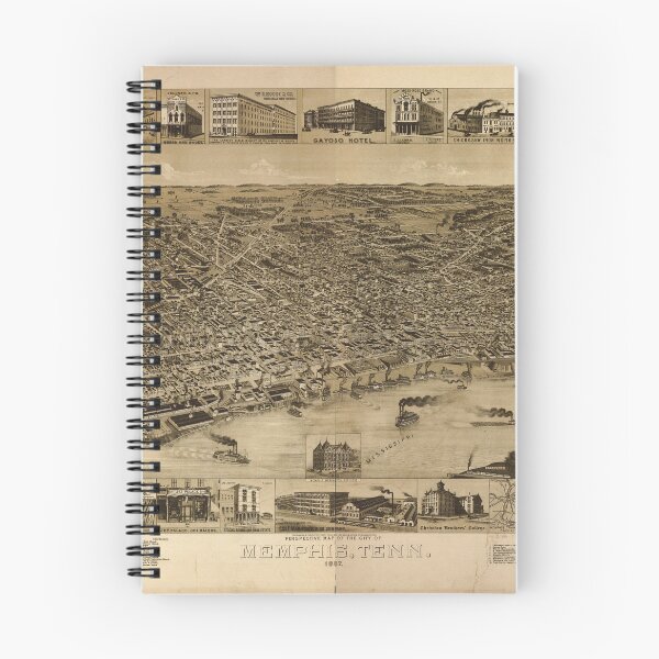 Item preview, Memphis, Tennessee (1887) designed and sold by allhistory.