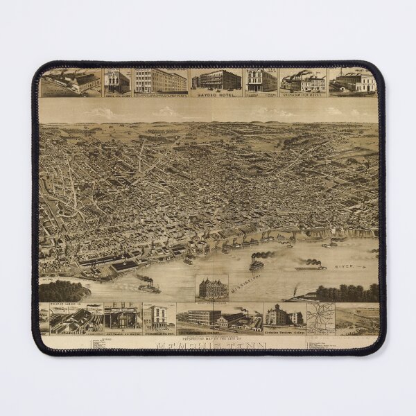 Item preview, Memphis, Tennessee (1887) designed and sold by allhistory.