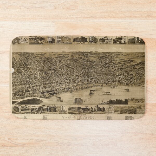 Item preview, Memphis, Tennessee (1887) designed and sold by allhistory.