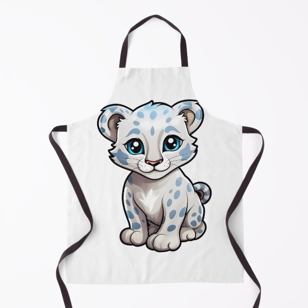 Item preview, Cute Little Snow Leopard, Cartoon Style designed and sold by Vansky-Art.
