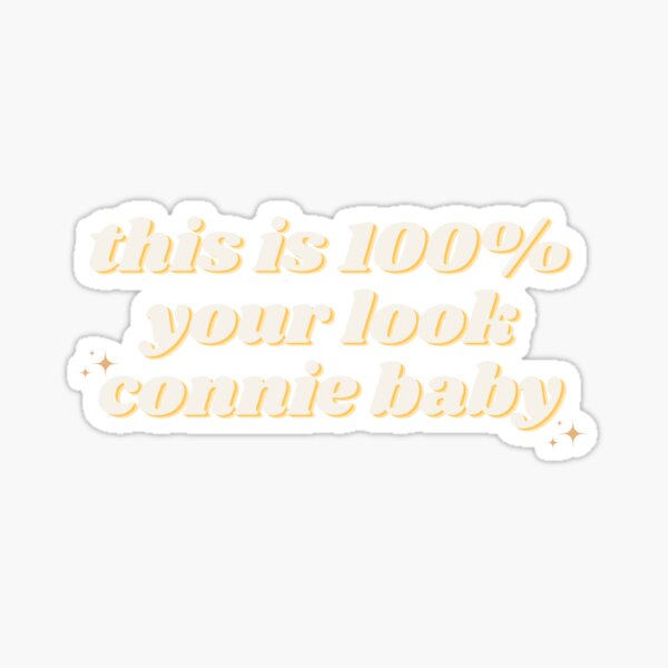 connie baby Sticker