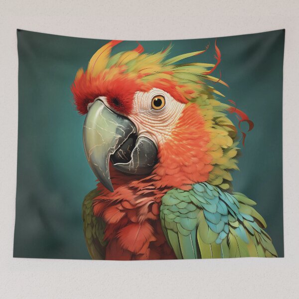 Item preview, Parrot wall art Parrot phone case parrot stickers parrot t shirt parrot card designed and sold by Kristylynn757.